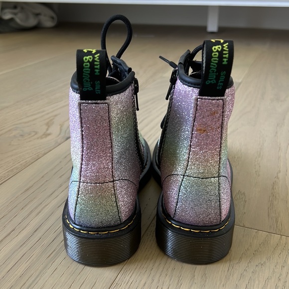 Rainbow Sparkle Doc Martens - Picture 3 of 3